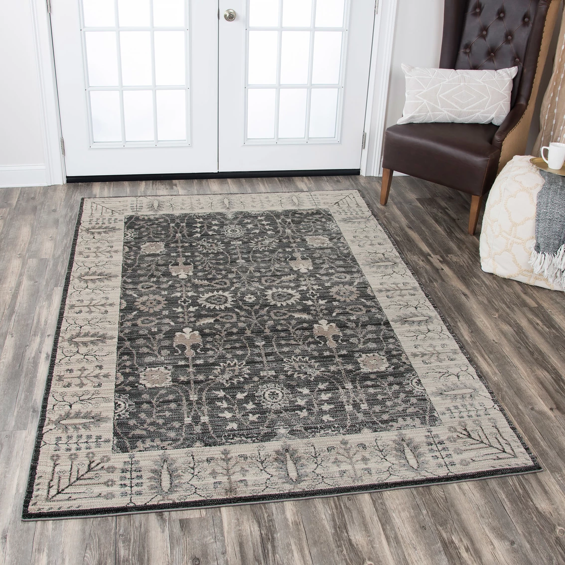 Best Pirce ???? Rizzy Home Panache Gray Oriental Distress Area Rug ⌛ 8 Best Pirce ???? Rizzy Home Panache Gray Oriental Distress Area Rug ⌛ - Image 6