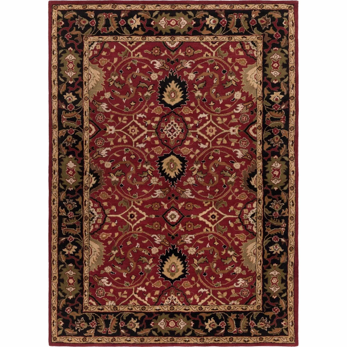 Best Pirce ???? Surya Caesar Area Rug, Red, Black ???? 3 Best Pirce ???? Surya Caesar Area Rug, Red, Black ????