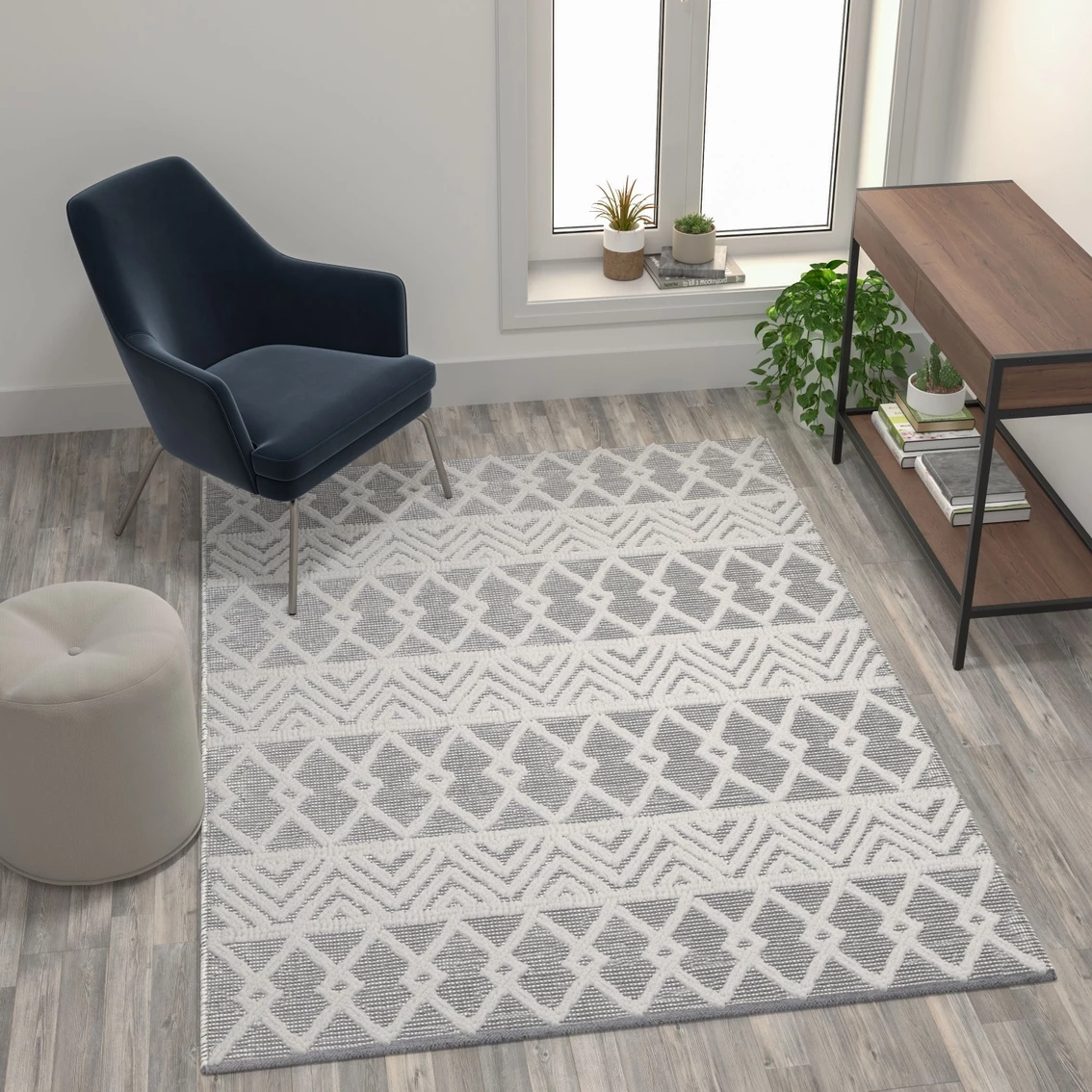 Deals ???? Flash Furniture Indoor Geometric Area Rug - Hand Woven Area Rug With Diamond Pattern, Polyester/Cotton Blend ???? 3 Deals ???? Flash Furniture Indoor Geometric Area Rug - Hand Woven Area Rug With Diamond Pattern, Polyester/Cotton Blend ????