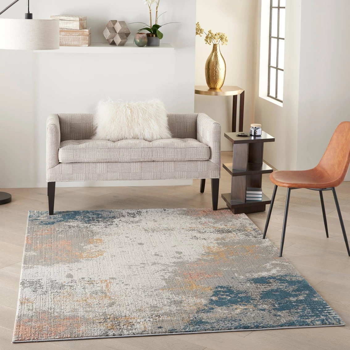 Best Sale ???? Nourison Rustic Textures Abstract Area Rug ???? 5 Best Sale ???? Nourison Rustic Textures Abstract Area Rug ???? - Image 3