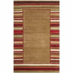 New ???? Martha Stewart Collection Striped Border Area Rug ✨ -Mohawk Home Shop unnamed file 326