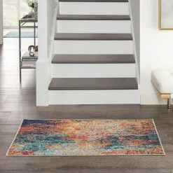 Outlet ???? Nourison Celestial CES15 Multi 5 Ft. 3 In. X 7 Ft. 3 In. Abstract Rug ⭐ -Mohawk Home Shop unnamed file 3275