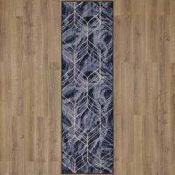 Hot Sale ???? Karastan Ebb Indigo 2.4 X 7.10 Ft. Runner Rug ???? -Mohawk Home Shop unnamed file 3287
