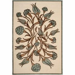 Promo ⌛ Martha Stewart Collection Floral Arabesque Area Rug ❤️