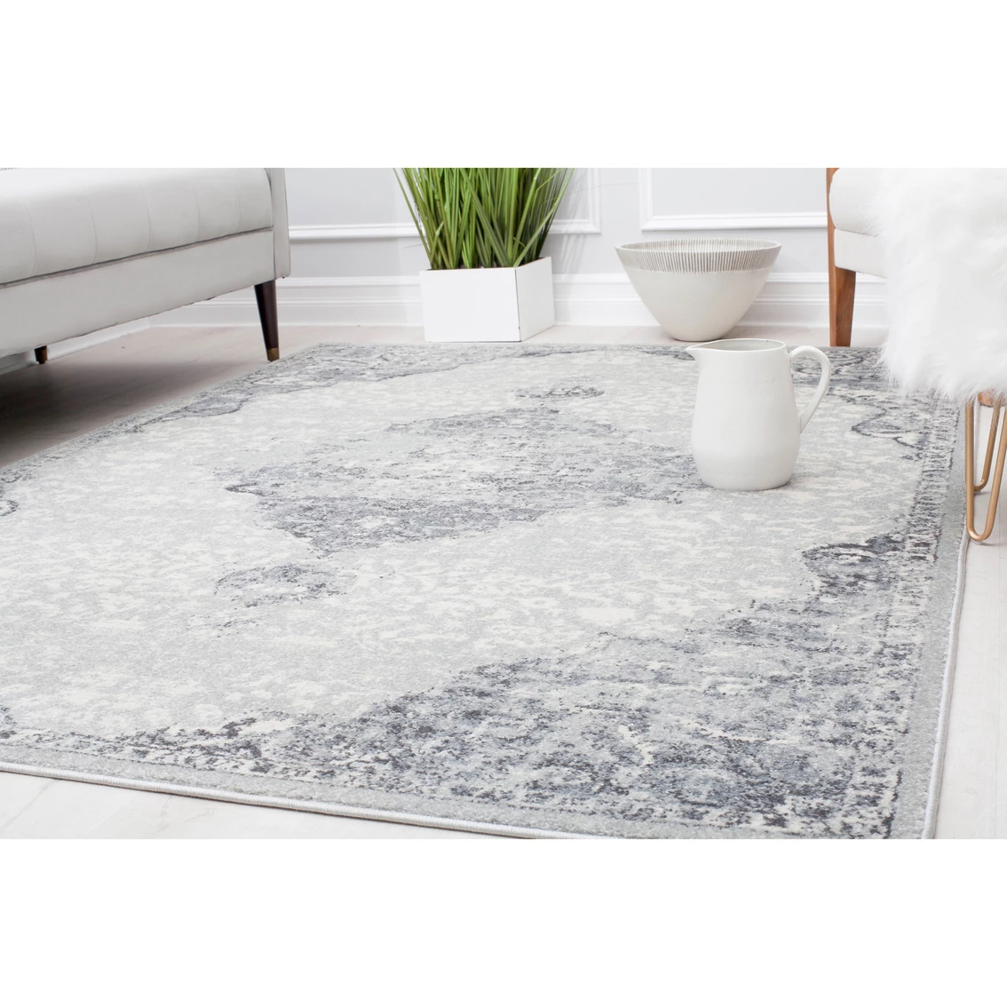 Flash Sale ???? Rugs America 2 Ft. 6 In. X 8 Ft. Harper Spring Snowflake Transitional Vintage Rug ???? 6 Flash Sale ???? Rugs America 2 Ft. 6 In. X 8 Ft. Harper Spring Snowflake Transitional Vintage Rug ???? - Image 4