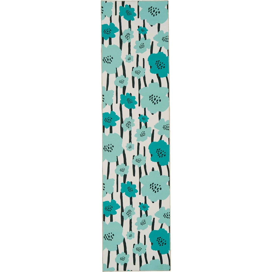 Brand new ❤️ Linon Laurel Ivory/Blue 2 X 8 Ft. Washable Rug ???? 3 Brand new ❤️ Linon Laurel Ivory/Blue 2 X 8 Ft. Washable Rug ????