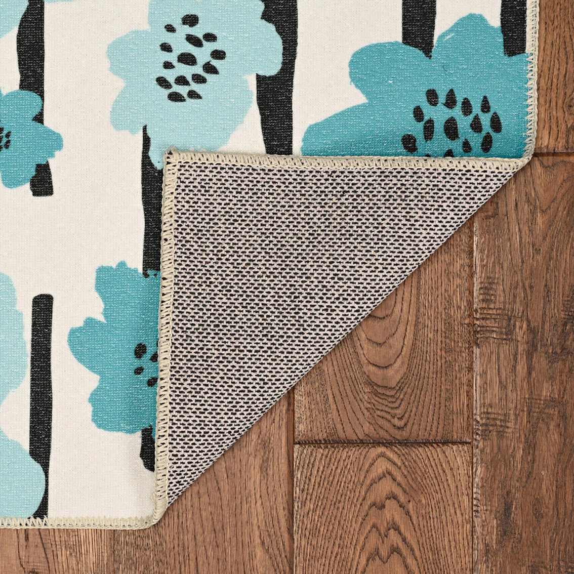 Brand new ❤️ Linon Laurel Ivory/Blue 2 X 8 Ft. Washable Rug ???? 5 Brand new ❤️ Linon Laurel Ivory/Blue 2 X 8 Ft. Washable Rug ???? - Image 3