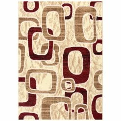 Hot Sale ???? L'Baiet Harlow Brown Geometric Rug ❤️