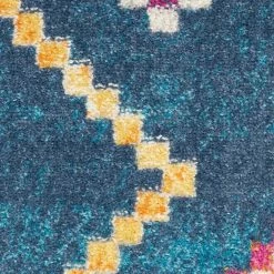 Deals ???? Nourison Passion PSN44 Navy 2 Ft. 2 In. X 7 Ft. 6 In. Tribal Rug ???? -Mohawk Home Shop unnamed file 3464