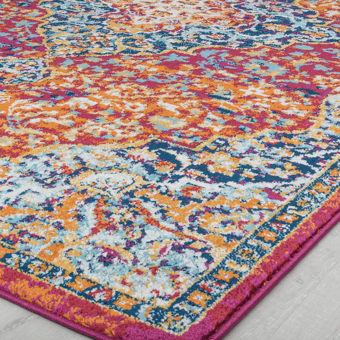 Discount ???? Rugs America Harper Rosy Peach Abstract Vintage Area Rug ???? 8 Discount ???? Rugs America Harper Rosy Peach Abstract Vintage Area Rug ???? - Image 6