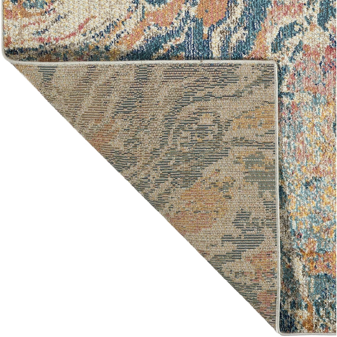 Hot Sale ???? Kaleen Dasha Mulit Colored 6 Ft. 7 In. Round Rug ???? 5 Hot Sale ???? Kaleen Dasha Mulit Colored 6 Ft. 7 In. Round Rug ???? - Image 3