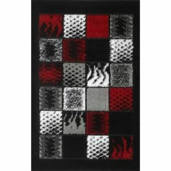 Best Pirce ❤️ L'Baiet Rita Black Shag Area Rug ⌛
