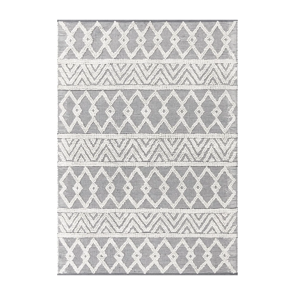 Deals ???? Flash Furniture Indoor Geometric Area Rug - Hand Woven Area Rug With Diamond Pattern, Polyester/Cotton Blend ???? 7 Deals ???? Flash Furniture Indoor Geometric Area Rug - Hand Woven Area Rug With Diamond Pattern, Polyester/Cotton Blend ???? - Image 5