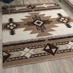 Promo ✨ Flash Furniture Mohave Collection Traditional Southwestern Style Area Rug - Olefin Fibers With Jute Backing ???? -Mohawk Home Shop unnamed file 42