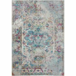 Brand new ✨ Rizzy Home Princeton Light Blue Broken Medallion Rug ????