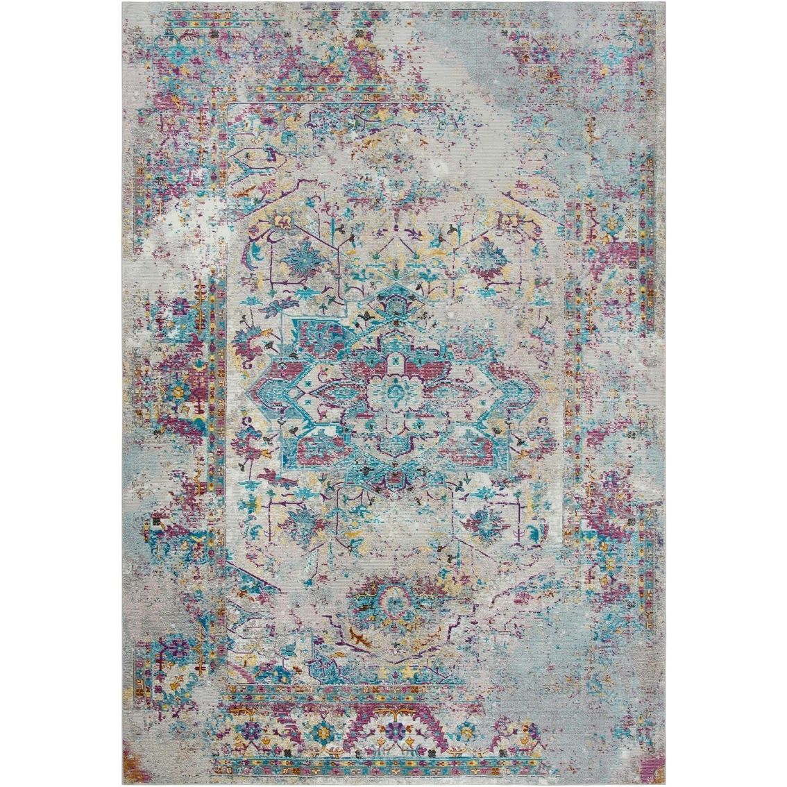 Brand new ✨ Rizzy Home Princeton Light Blue Broken Medallion Rug ???? 3 Brand new ✨ Rizzy Home Princeton Light Blue Broken Medallion Rug ????