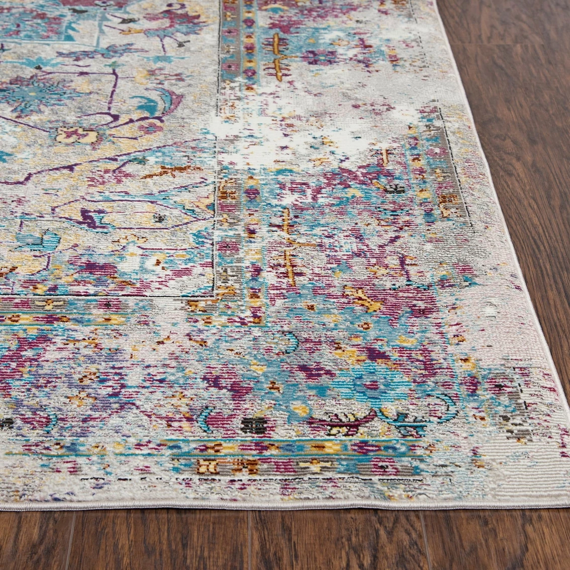 Brand new ✨ Rizzy Home Princeton Light Blue Broken Medallion Rug ???? 5 Brand new ✨ Rizzy Home Princeton Light Blue Broken Medallion Rug ???? - Image 3