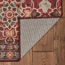 Best Sale ???? Linon Neil Garnet Washable Rug ???? -Mohawk Home Shop unnamed file 443