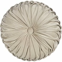 Hot Sale ???? Lush Decor Round Pleated Soft Velvet Decorative Pillow ???? -Mohawk Home Shop unnamed file 451