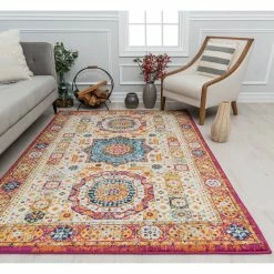 Cheapest ✨ Rugs America 2 Ft. 6 In. X 8 Ft. Harper Winter Melon Abstract Vintage Area Rug ⌛ -Mohawk Home Shop unnamed file 489