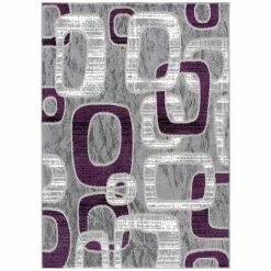 Brand new ❤️ L'Baiet Emberly Purple Geometric Rug ????