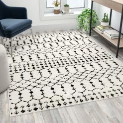 Cheapest ???? Flash Furniture Geometric Bohemian Low Pile Rug ????