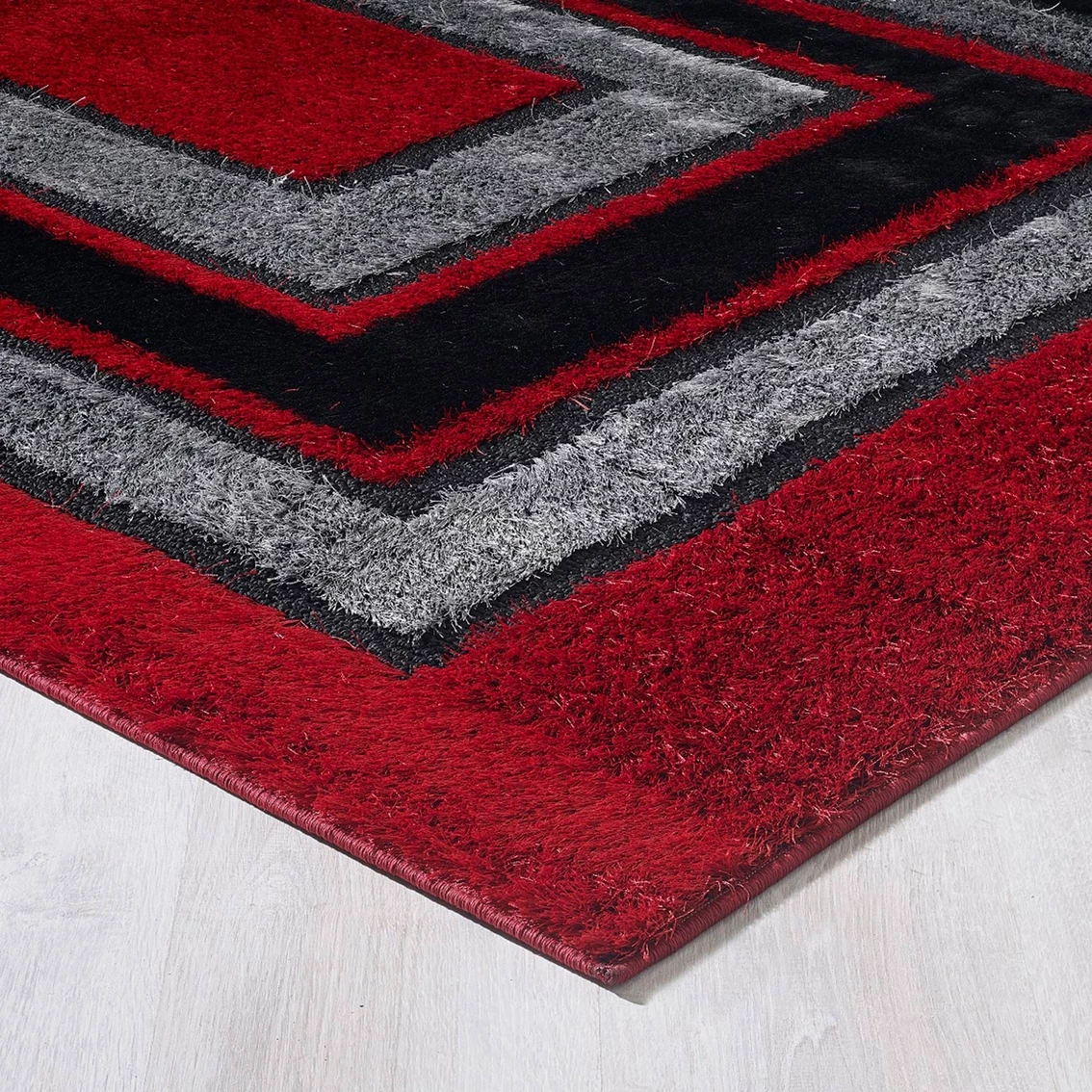 Cheap ⭐ L'Baiet Dolly Red Shag Area Rug ???? 5 Cheap ⭐ L'Baiet Dolly Red Shag Area Rug ???? - Image 3