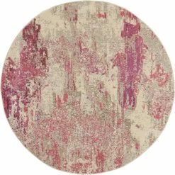 Cheapest ⭐ Nourison Celestial CES02 Abstract Round Rug ❤️ -Mohawk Home Shop unnamed file 575