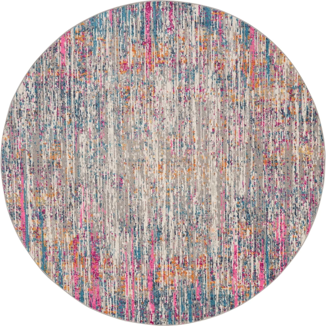 New ???? Nourison Passion Round Abstract Rug ❤️ 5 New ???? Nourison Passion Round Abstract Rug ❤️ - Image 3