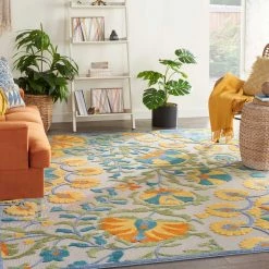 Best Sale ???? Nourison Aloha Floral In/Outdoor Rug ???? -Mohawk Home Shop unnamed file 677