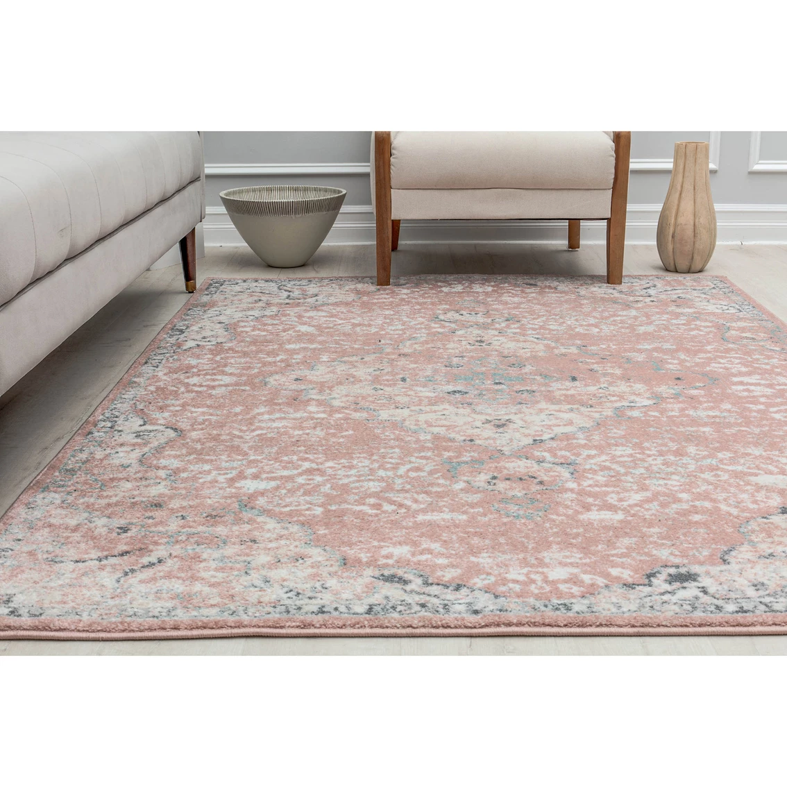 Best Pirce ⭐ Rugs America Harper Pink Amaranth Transitional Vintage Area Rug ???? 5 Best Pirce ⭐ Rugs America Harper Pink Amaranth Transitional Vintage Area Rug ???? - Image 3