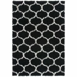 Discount ???? L'Baiet Caylee Black Shag Rug ????