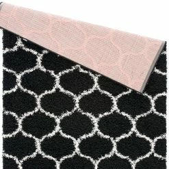 Discount ???? L'Baiet Caylee Black Shag Rug ???? -Mohawk Home Shop unnamed file 723