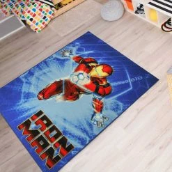 Budget ???? Marvel Iron Man Area Rug 54 X 78 ???? -Mohawk Home Shop unnamed file 916