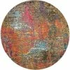 New ⌛ Nourison Celestial Multicolor Round Abstract Rug ???? -Mohawk Home Shop unnamed file 926