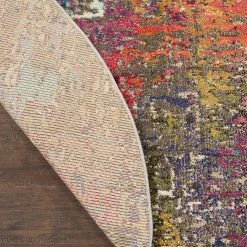 New ⌛ Nourison Celestial Multicolor Round Abstract Rug ???? 8 New ⌛ Nourison Celestial Multicolor Round Abstract Rug ???? -Mohawk Home Shop unnamed file 928