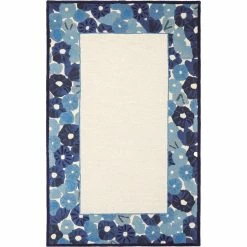 Wholesale ???? Martha Stewart Collection Poppy Border Area Rug ????