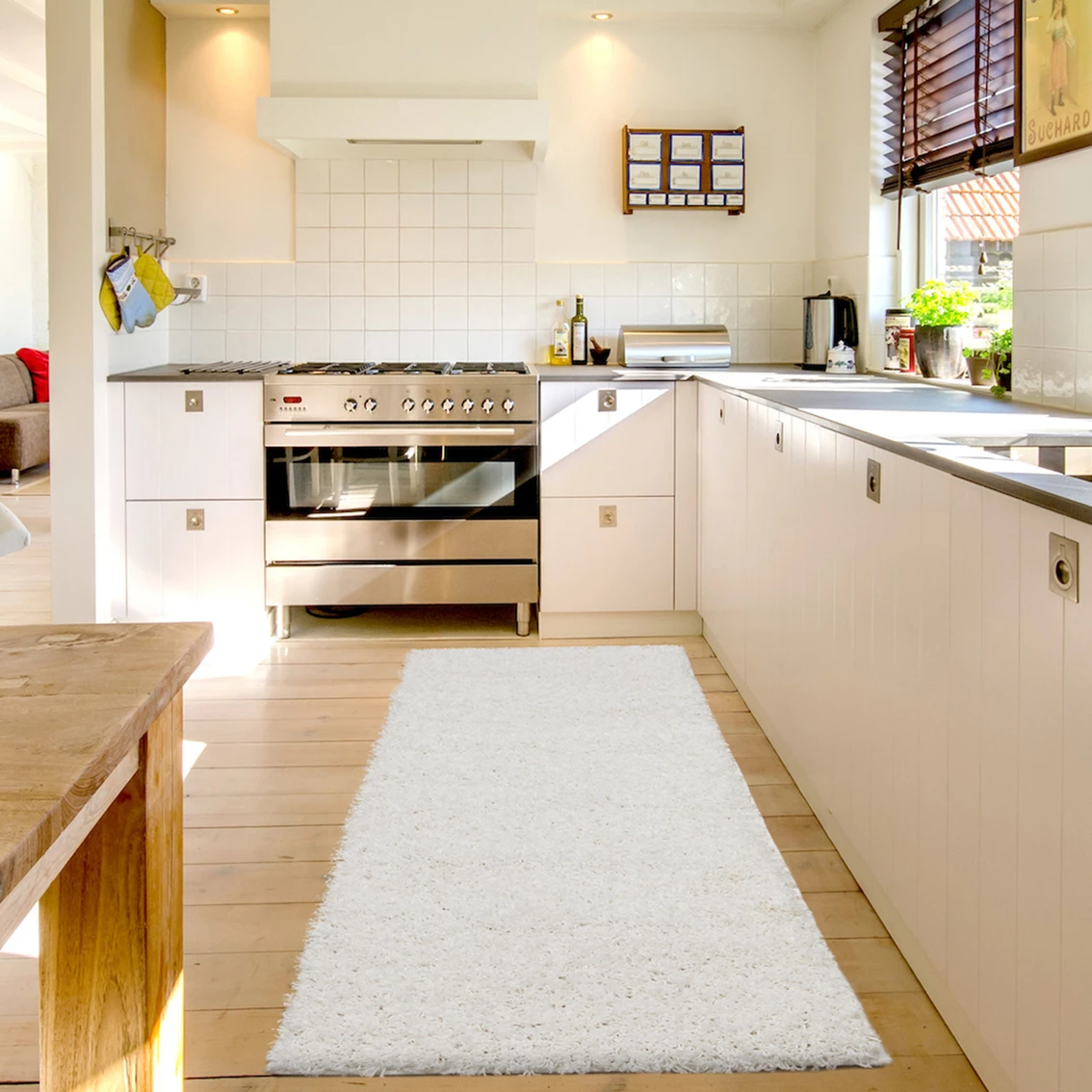 Buy ⭐ L'Baiet Jenny White Shag Rug ⌛ 9 Buy ⭐ L'Baiet Jenny White Shag Rug ⌛ - Image 7